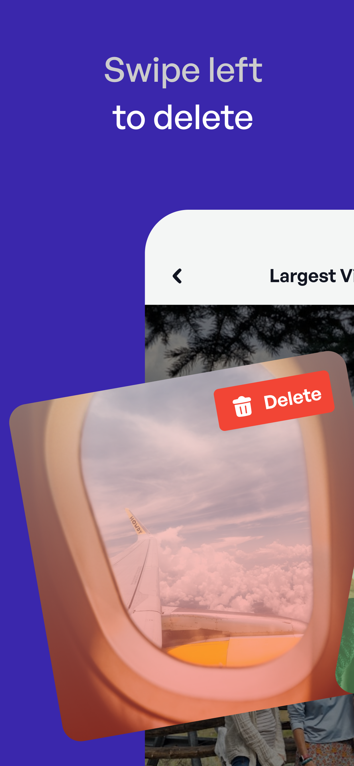 Swipe to Clean - Quick Photo Deletion Interface