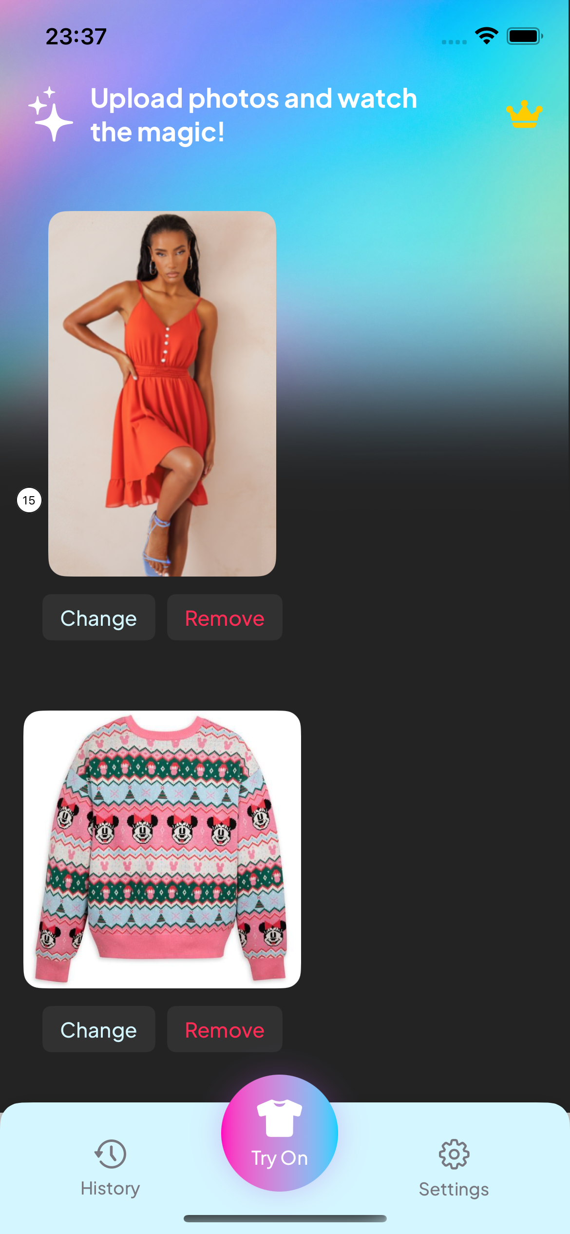 AI-Enhanced History Feature